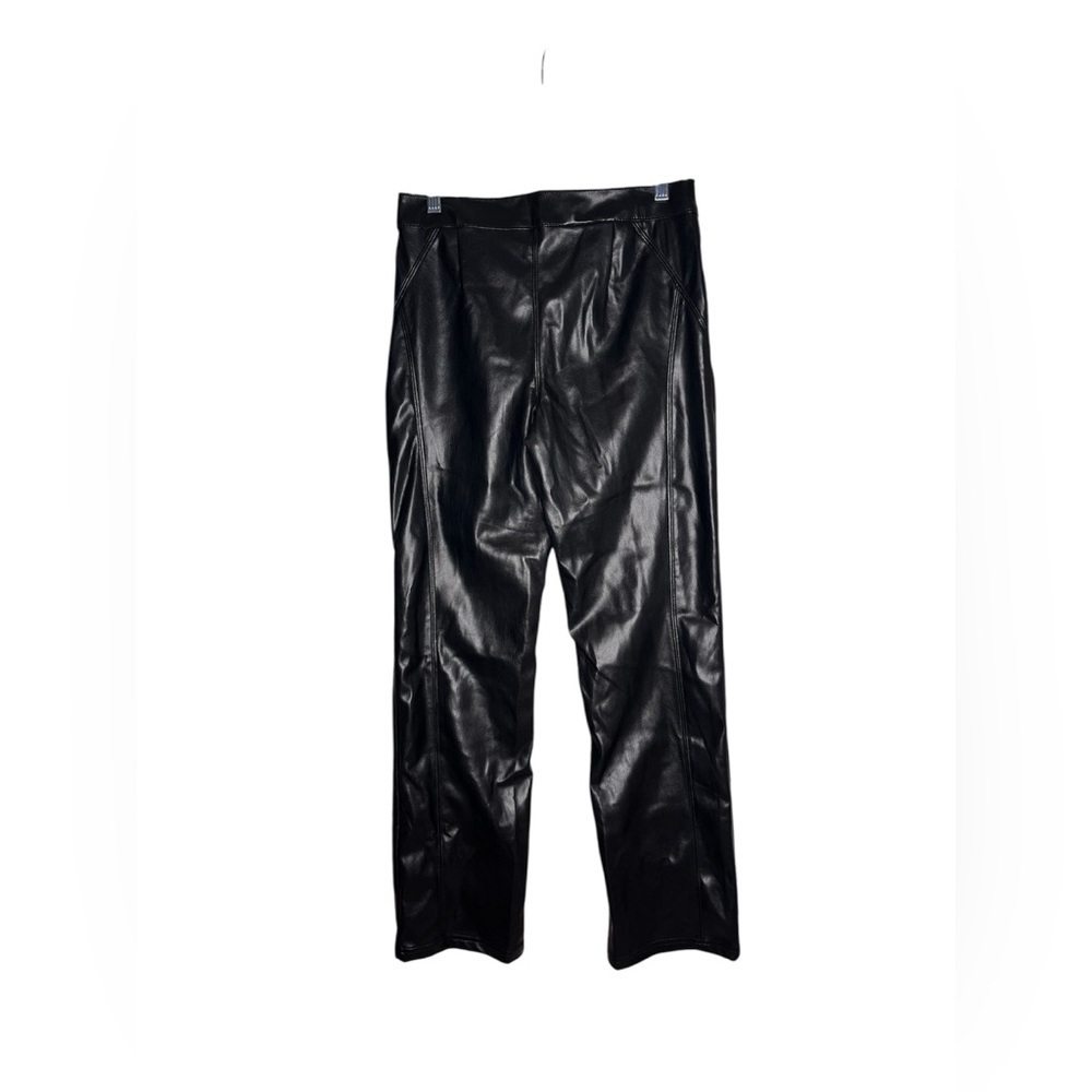 NWT Silence + Noise Sydney Faux Leather Moto Pant in Black Size 4 - Picture 4 of 5